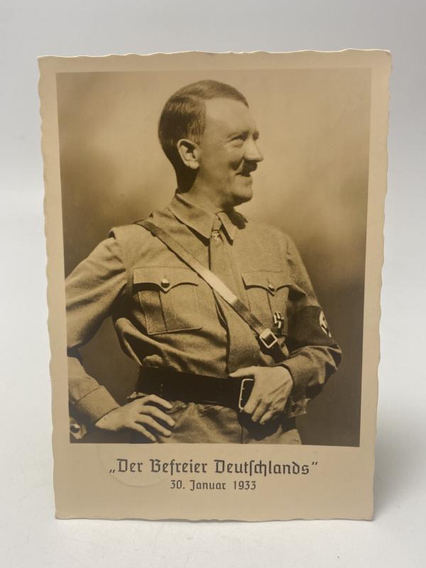 Der Befreier Deutschlands 30. Jan 1933 Postcard Photograph