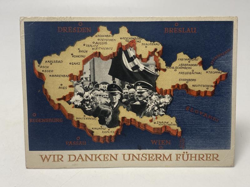 Wir Danken Unserm Führer Postcard