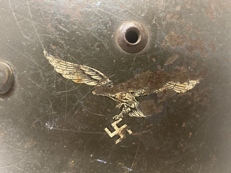 Luftwaffe M35 Double Decal Helmet With Liner & Chinstrap