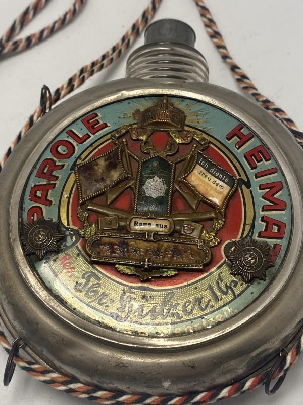 WW1 German Army Parole Heimat Schnapps Bottle