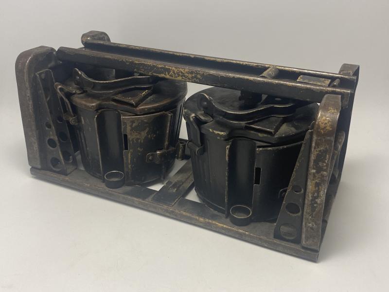 German Machine Gun Gurttrommel With Basket Drums