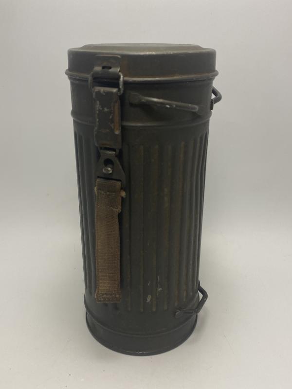 German GM30 Gas Mask Tin 1944 Dated