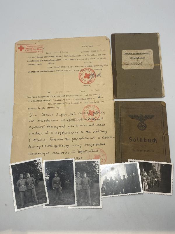 German Army Soldbuch Gren. Xaver Schall Gren.Ertz.Btl.11
