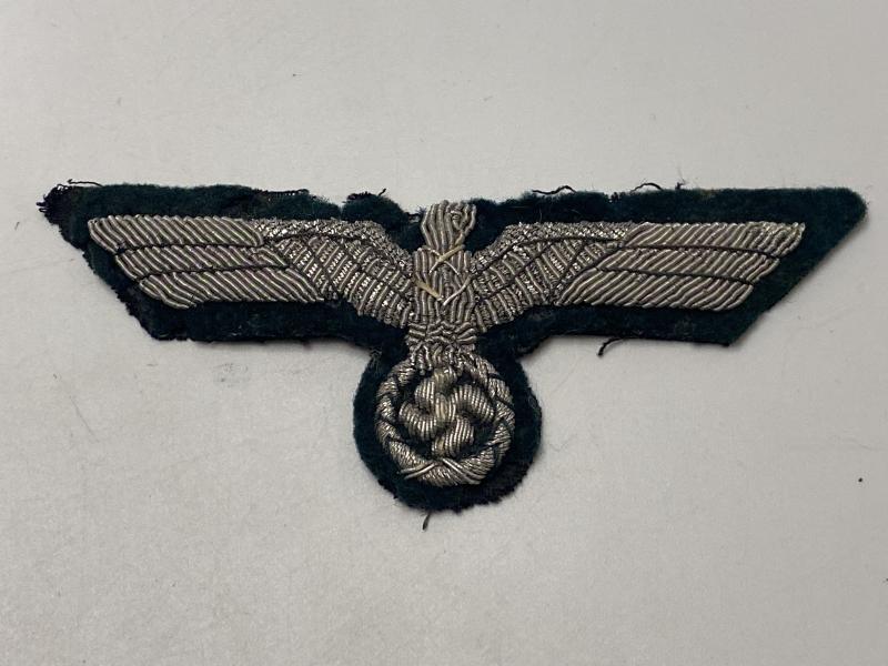 German Army Officers Wire Bullion Breast Eagle
