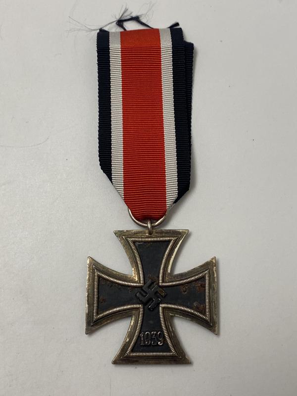 WW2 German EK2 Iron Cross Second Class With Ribbon