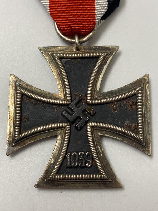 WW2 German EK2 Iron Cross Second Class With Ribbon