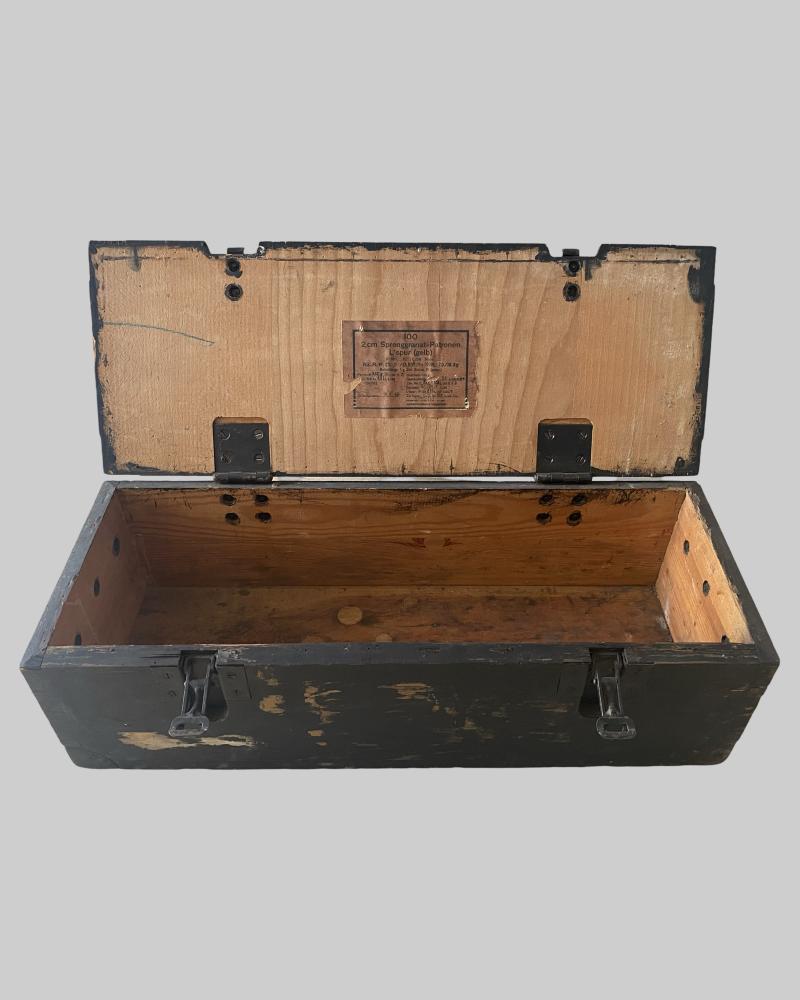 Flak 2cm Luftwaffe Ammo Box 1939 Dated