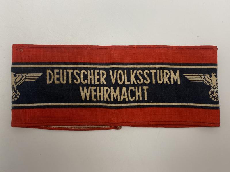 German Deutscher Volkssturm Wehrmacht Armband
