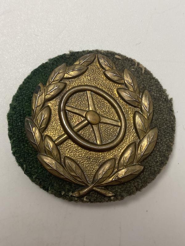 Bronze Army Drivers Proficiency Badge