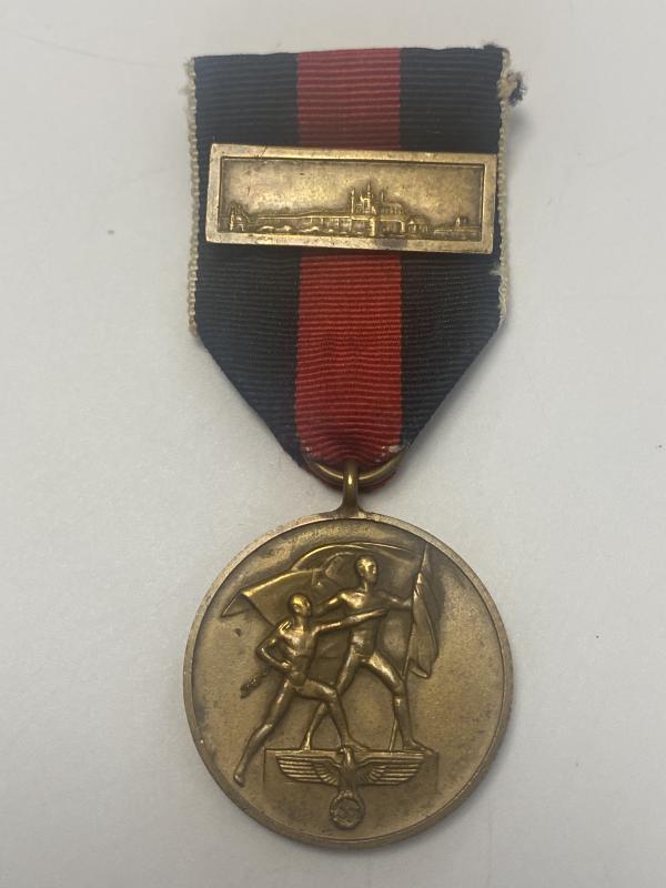 Sudetenland Campaign Medal Full Size With Bar
