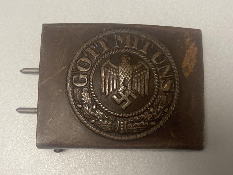 German Army Heer Belt Buckle Gustav Brehmer