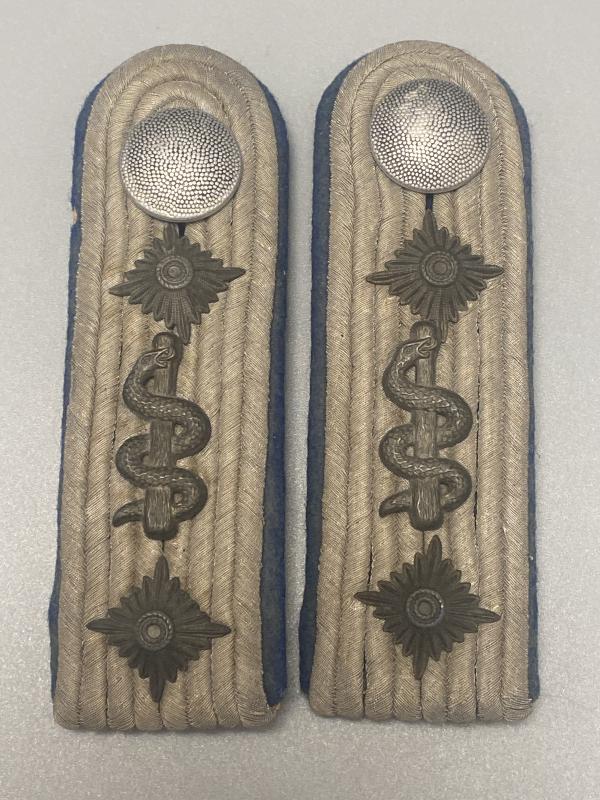 German Army Medical Hauptmann Officer Shoulder Boards