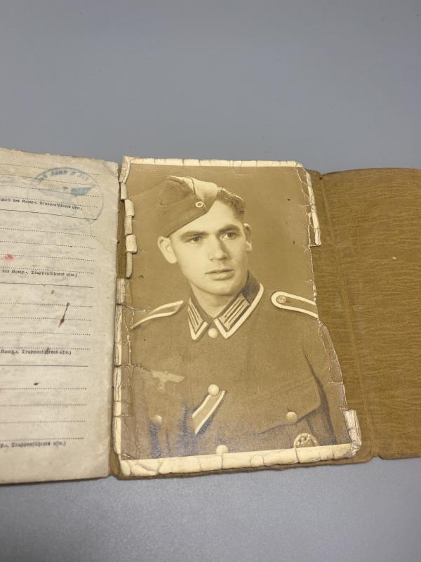 German Army Soldbuch Pioneer Unteroffizier Pi.Btl.215