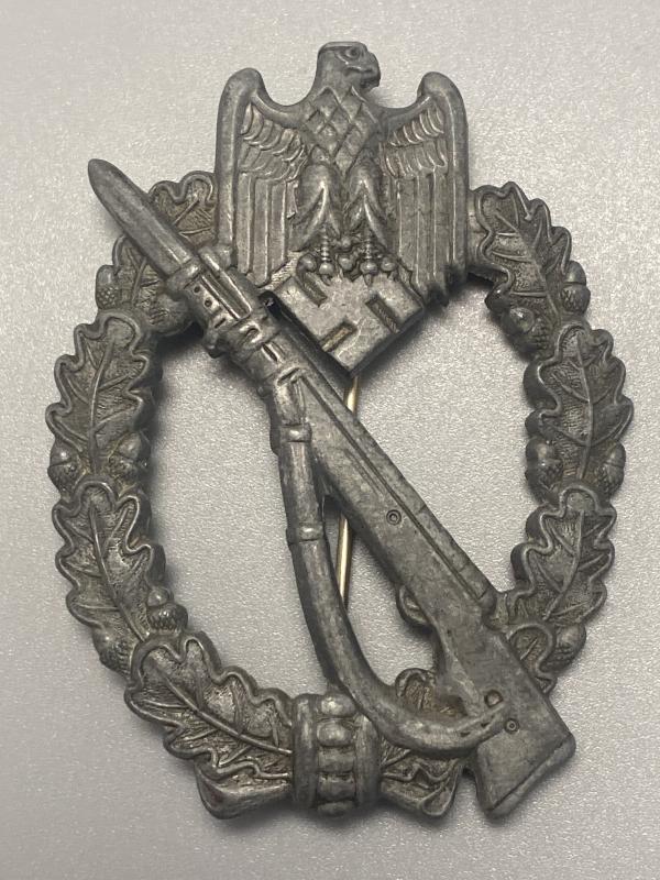 Silver German Infantry Assault Badge Adolf Scholze